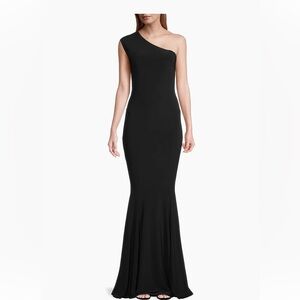 Norma Kamali One-Shoulder Mermaid Gown
